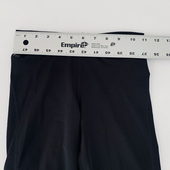 Nike Pro Leggings Women XS Black Training Capri Workout Compression Gym Athletic - Picture 9 of 10